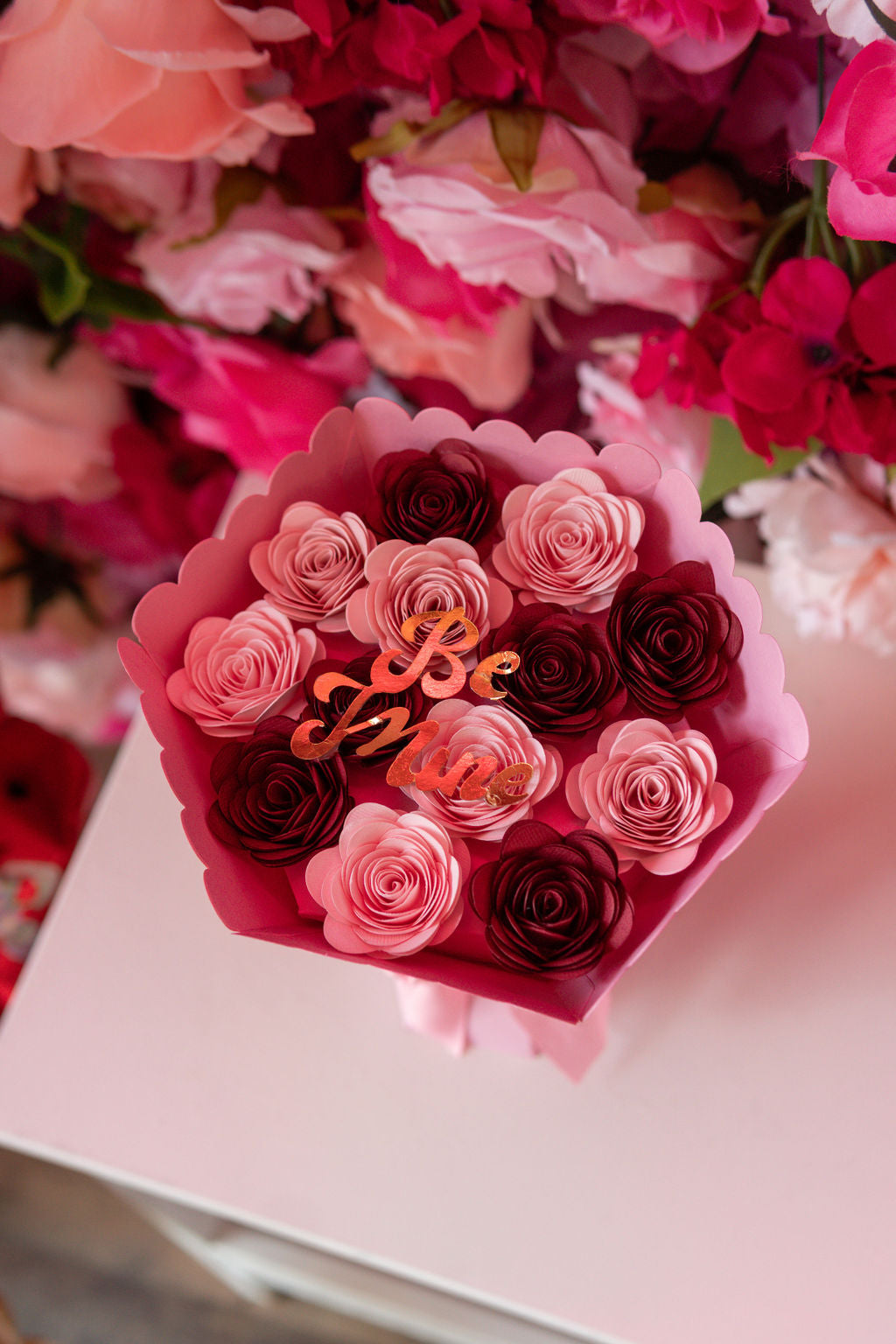 24 white and pinks grad bouquet 🎀