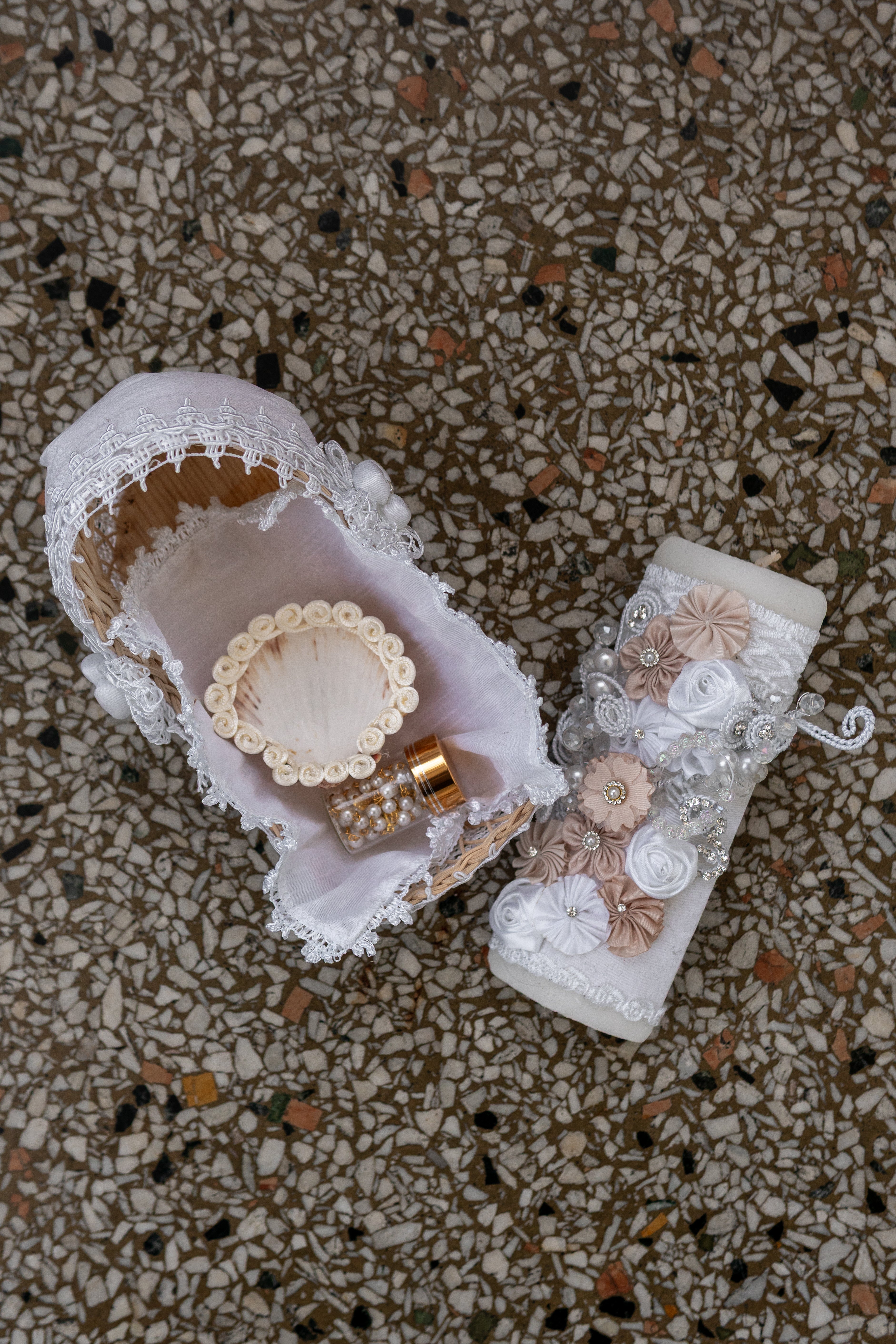 Baptism candle set/Baptism candle/vela para bautizo Baptism/Christening Candle Set/Vela De Bautizo