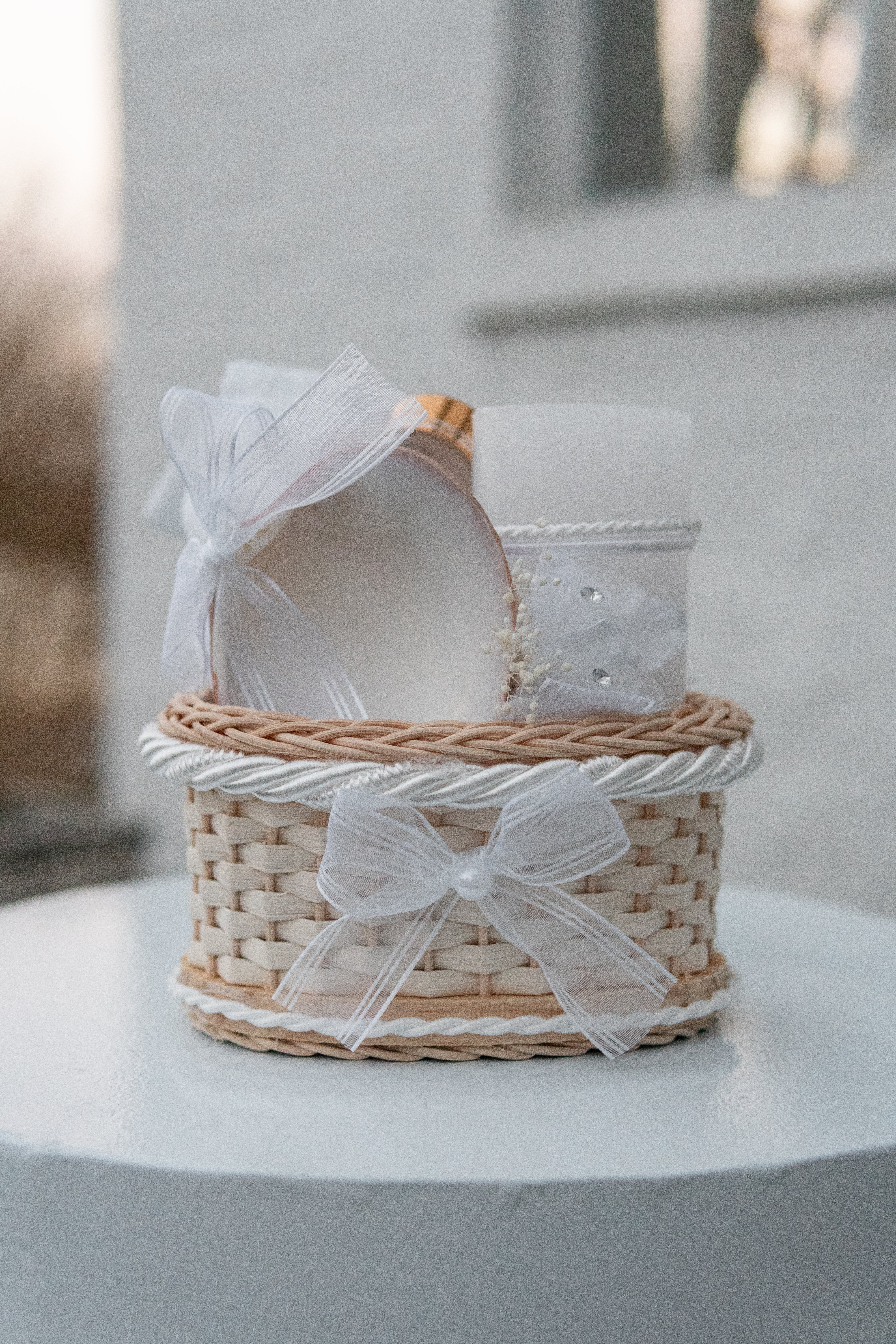 Baptism candle set/Baptism candle/vela para bautizo Baptism/Christening Candle Set/Vela De Bautizo