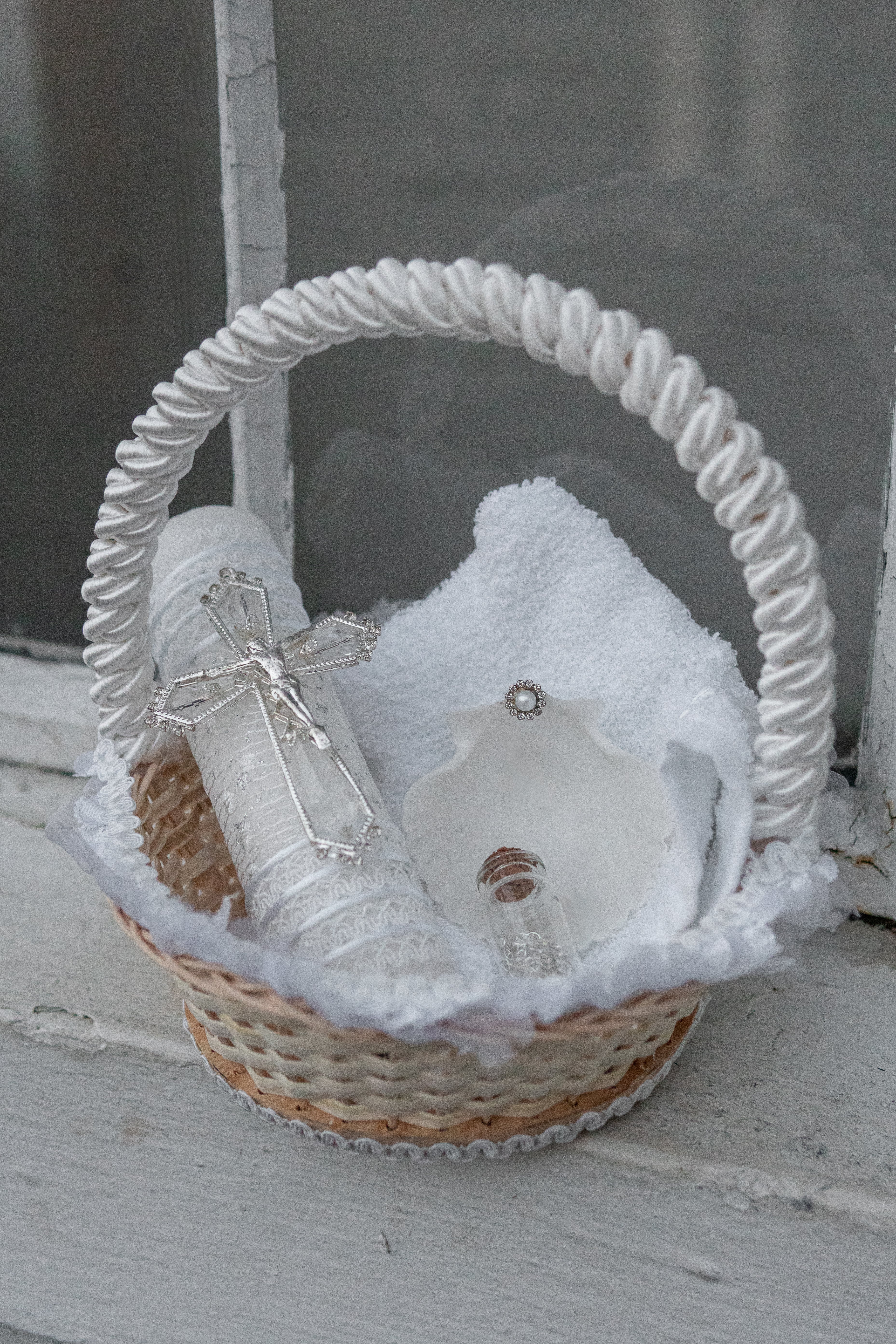 Baptism candle set/Baptism candle/vela para bautizo Baptism/Christening Candle Set/Vela De Bautizo