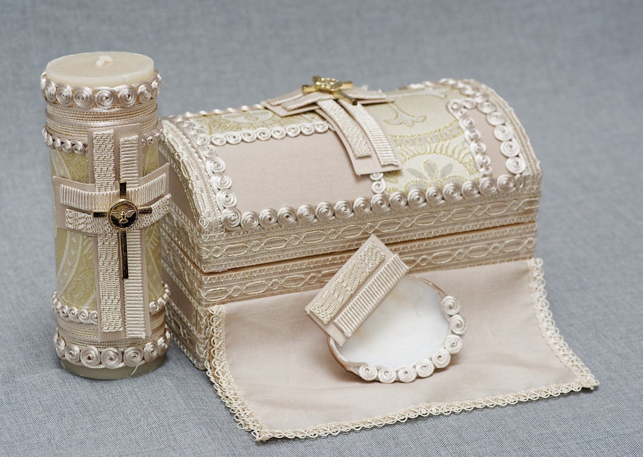 Set de Vela # 19 con Cofre Madera