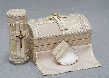 Set de Vela # 19 con Cofre Madera